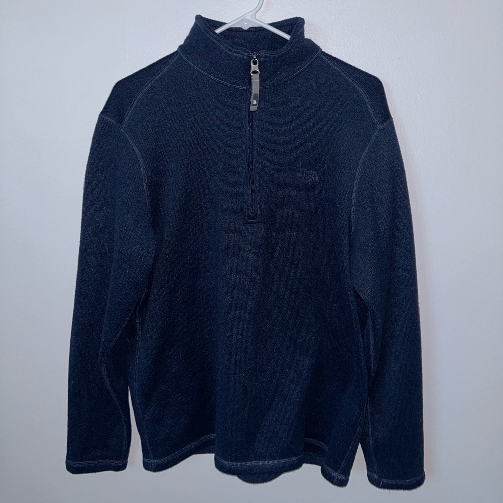 The North Face Men's Dark Blue Zip-Up Sweater